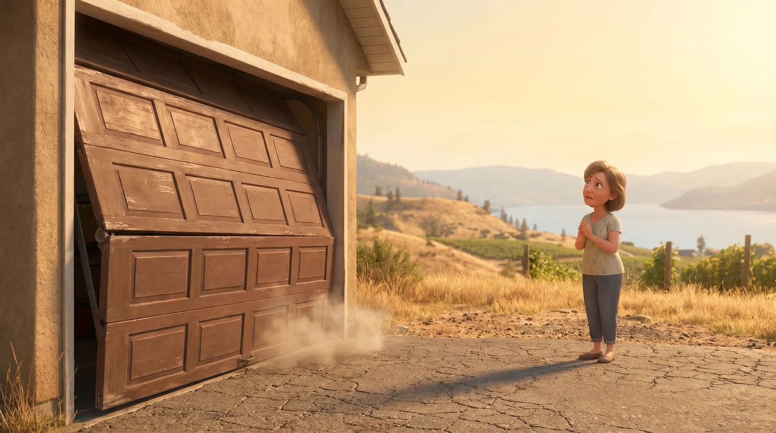 Okanagan Dust Is Why Your Kelowna Garage Door Jumped Its Track