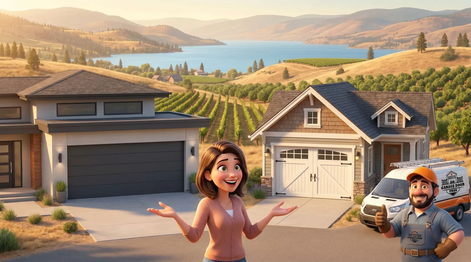 Sleek Modern or Classic Carriage? Picking a Garage Door Look for West Kelowna
