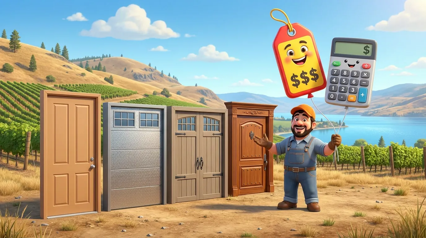 Budgeting for a New Garage Door in the Okanagan: What Moves the Price