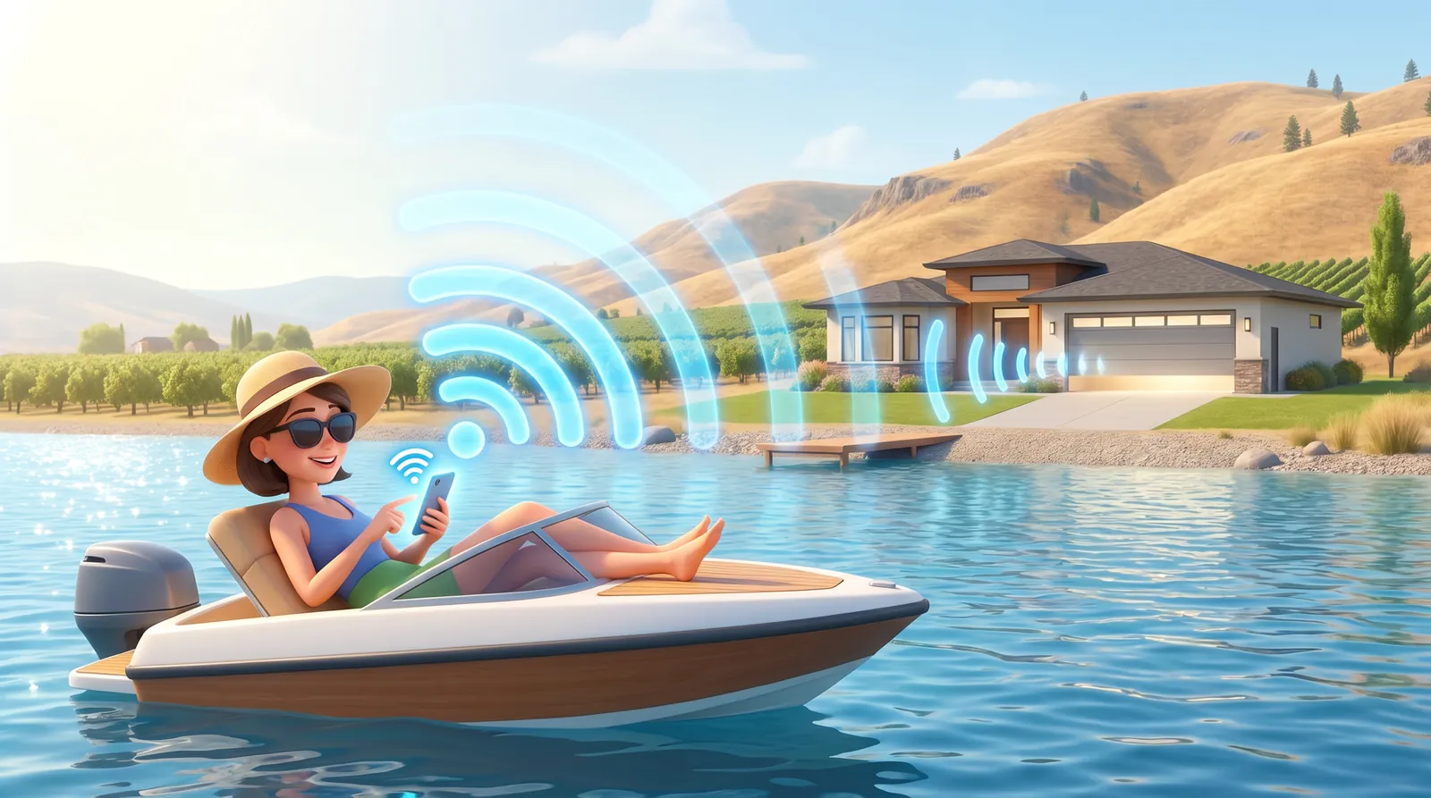 Open the Garage From the Boat: Smart Garage Control for Okanagan Lake Life